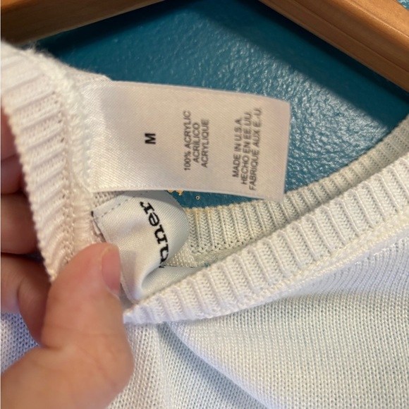 Easter Pastel Color Block Patchwork Knit Shortsleeved Top - Picture 7 of 7